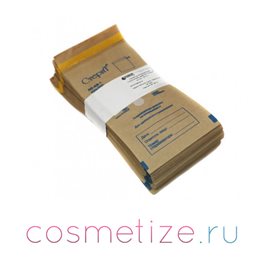 Фото крафт-пакетов бумажных самоклеющихся 100*200 (коричневые) 100 шт